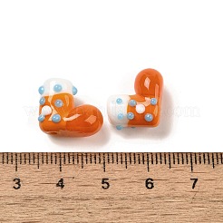 Handmade Lampwork Bumpy Beads Strands&nbsp;LAMP-U001-01A-1