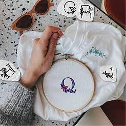 PVA Water-soluble Embroidery Aid Drawing Sketch&nbsp;DIY-WH0514-005
