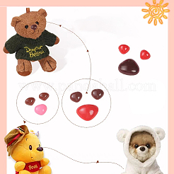 24 Style Plastic Doll Safety Noses&nbsp;DIY-WH0386-52