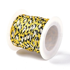 平らなポリエステル弾性コード  ウェビング衣類縫製アクセサリー  ミックスカラー  4mm  約3.28ヤード（3m）/ロール&nbsp;EC-XCP0001-17