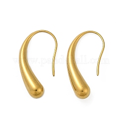 304 Stainless Steel Teardrop Dangle Earrings&nbsp;X-EJEW-S272-06G
