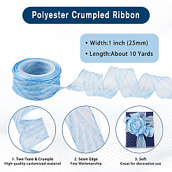Polyester Crumpled Ribbon&nbsp;OCOR-TAC0035-12G