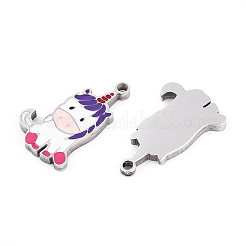 304 Stainless Steel Enamel Charms&nbsp;STAS-L022-289P