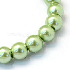 Baking Paint Glass Pearl Bead Strands&nbsp;X1-HY-Q003-3mm-26