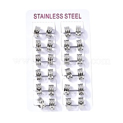 304 Stainless Steel Hoop Earrings&nbsp;EJEW-L302-01P