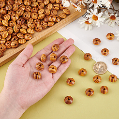 Wood European Rondelle Beads&nbsp;WOOD-WH0029-52