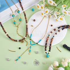 DIY Jewelry Bohemia Necklace Making Kits&nbsp;DIY-SZ0009-79