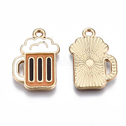 Eco-Friendly Alloy Enamel Pendants&nbsp;X-ENAM-Q437-048-NR