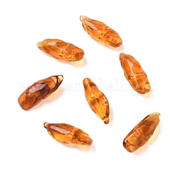Two Tone Imitation Gemstone Style Acrylic Beads&nbsp;AC-CBA6852-01D
