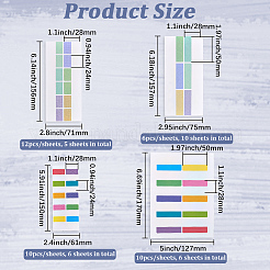 27Sheets 4 Styles Paper Index Tabs&nbsp;OFST-SP0001-02