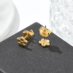 304 Stainless Steel Stud Earrings for Women&nbsp;LS-STAS-Z117-14G-05