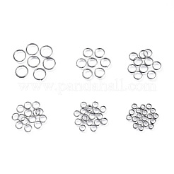 アイアンスプリットリング  ダブルループ丸カン  ガンメタ色  4~10x1.4mm  内径：3.3~8.6mm  約5316個/500g&nbsp;IFIN-JQ0001-03B