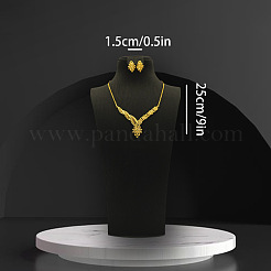 Brass Pendant Necklaces & Stud Earrings for Women&nbsp;FS-WGBE006-01