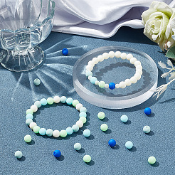 Frosted Opaque Acrylic Beads&nbsp;OACR-AR0001-20A