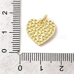 真鍮製エナメルチャーム  丸カン付き  長持ちメッキ  ラックめっき  カドミウムフリー＆鉛フリー  ハートとハンドチャーム  ゴールドカラー  13.5x14.5x2.5mm  穴：3mm&nbsp;KK-C113-03G