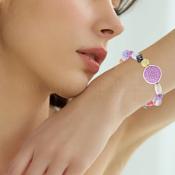 150g メッキアクリルビーズ  混合スタイル  ライン入り  混合図形  ミックスカラー  6~22x6~16x3~10mm  穴：1~3mm&nbsp;MACR-SP0002-12