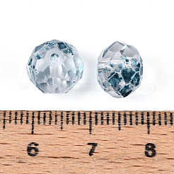 Baking Paint Transparent Glass Beads&nbsp;GLAA-N011-10mm-M