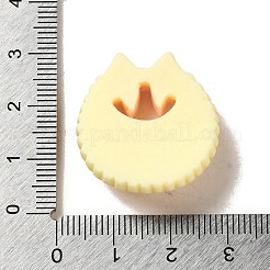 赤ちゃんテーマの不透明樹脂デコデンカボション  ベビーよだれかけ  28x25x8.5mm&nbsp;X-CRES-L043-B06