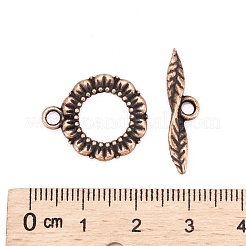 Tibetan Style Toggle Clasps&nbsp;RLF11359Y-NF