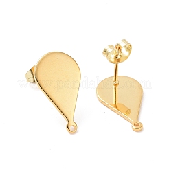 201 Stainless Steel Stud Earring Findings&nbsp;STAS-G277-04G