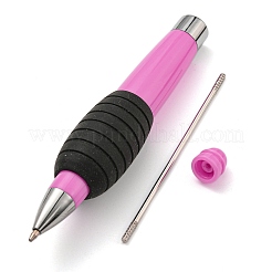 Plastic Retractable Ball-Point Pen&nbsp;LS-AJEW-P122-A05
