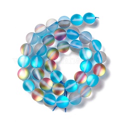 Synthetic Moonstone Beads Strands&nbsp;G-E573-01C-22