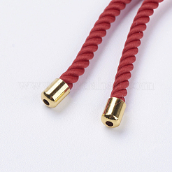 Nylon Twisted Cord Bracelet Making&nbsp;MAK-F018-01G-RS
