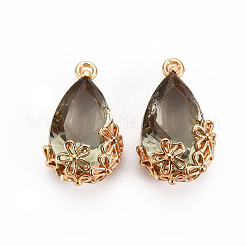 Transparent Glass Pendants&nbsp;GLAA-T007-05H