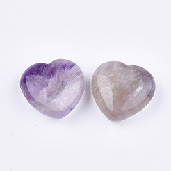 Natural Amethyst Heart Love Stone&nbsp;G-S349-18A