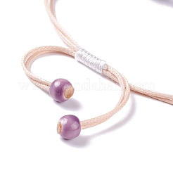 Handmade Dry Pressed Flower Link Bracelet for Girl Women&nbsp;BJEW-C004-01J