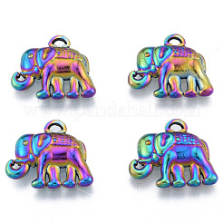 Ion Plating(IP) 201 Stainless Steel Pendants&nbsp;STAS-N098-193M