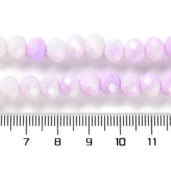 Electroplate Glass Beads Strands&nbsp;LAMP-S068-02Q