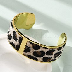 304 Stainless Steel Open Cuff Bangles for Women&nbsp;BJEW-K237-14G