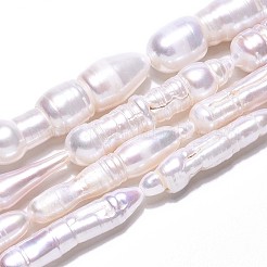 Natural Baroque Pearl Keshi Pearl Beads Strands&nbsp;PEAR-N021-15-03