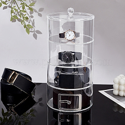 4-Layer Acrylic Belt Storage Box&nbsp;AJEW-WH0248-910