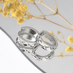 304 Stainless Steel Hoop Earrings for Women&nbsp;EJEW-C096-56P