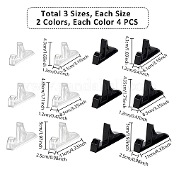24Pcs 6 Styles Transparent Acrylic Display Holder for Photo Frame&nbsp;ODIS-GA0001-61