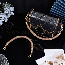 2Pcs Alloy Topaz Rhinestone Bag Handles&nbsp;DIY-PH0028-95G