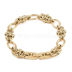 304 Stainless Steel Link Chain Bracelets for Women&nbsp;BJEW-P391-02A-G