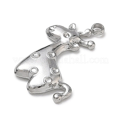 304ステンレスペンダント  キリンチャーム  ステンレス鋼色  19x15x2mm  穴：1.4mm&nbsp;SA-B007-03P-B