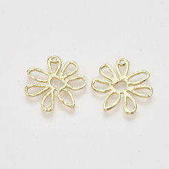 Alloy Open Back Bezel Pendants&nbsp;X-PALLOY-S121-205A