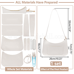 DIY PU Imitation Leather Women's Crossbody Handbag Making Kits&nbsp;DIY-WH0888-122A