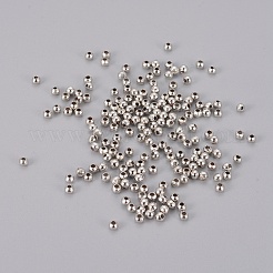 アイアン製スペーサービーズ  プラチナ  2.5x2mm  穴：1.2mm&nbsp;IFIN-E005-P