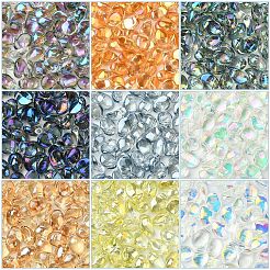 100Pcs Electroplate Glass Beads&nbsp;EGLA-YW0005-27A
