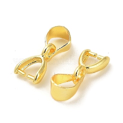 Rack Plating Brass Snap on Bails&nbsp;KK-R211-04G