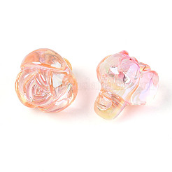 Electroplate Transparent Acrylic Beads&nbsp;PACR-CJC0008-08A