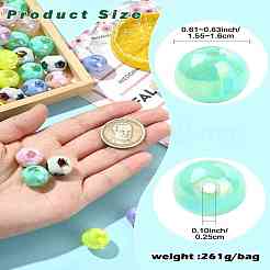 Two Tone Plating Acrylic Beads&nbsp;MACR-CJC0004-26