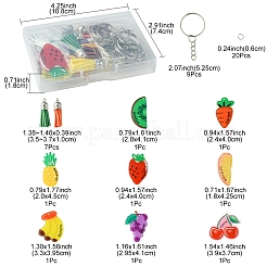 DIY Fruit Acrylic Keychain Making Kits&nbsp;DIY-FS0006-80