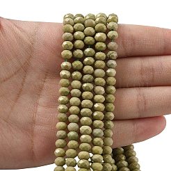 Natural Matcha Green Alashan Agate Bead Strands&nbsp;G-D344-A25