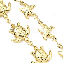 Turtle & Starfish 304 Stainless Steel Bracelets Making&nbsp;AJEW-JB01604